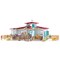 Schleich Horse Club: Lakeside Riding Center - 115pc Playset, Full Horse Stable Set, Horse Animal & Human Figurines, Accessories, Pony Toy, Kids Age 5+